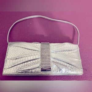 Silver, Carmen Steffens Clutch